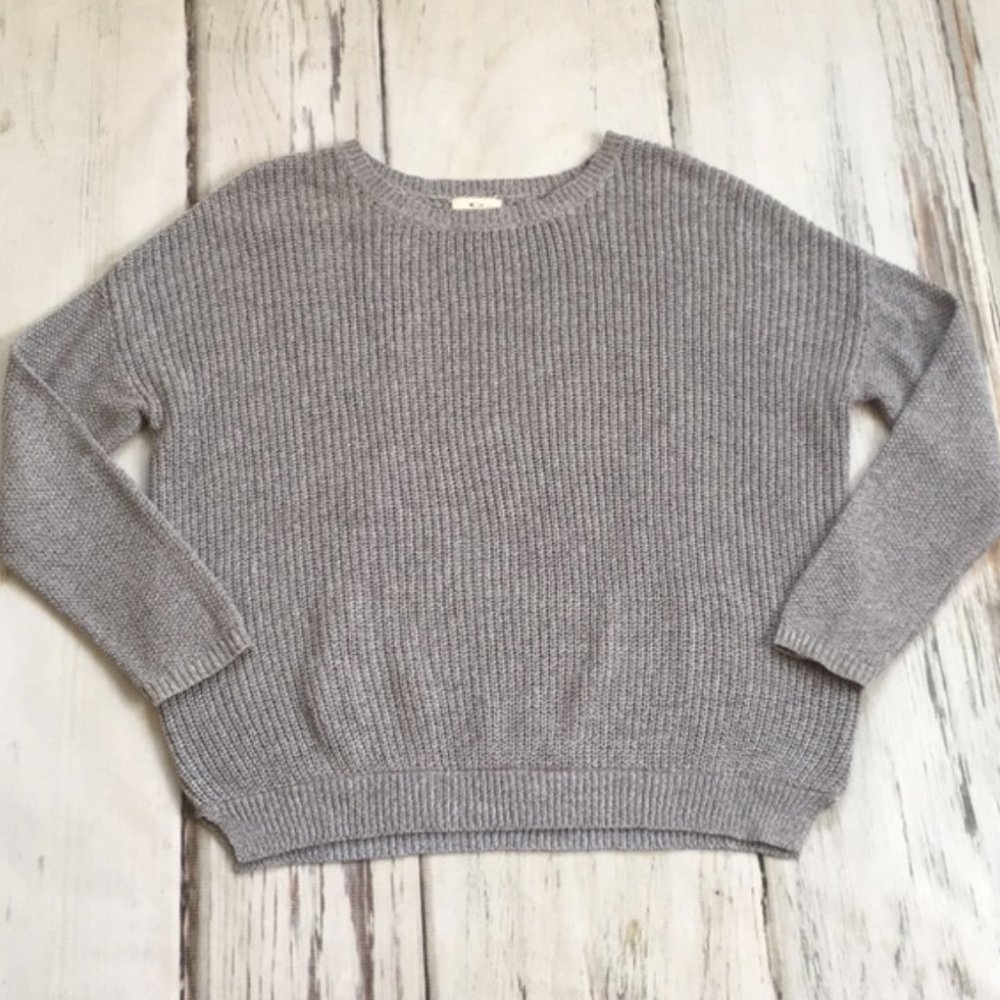 SOLD Comfy Gray Sweater Anthropologie
